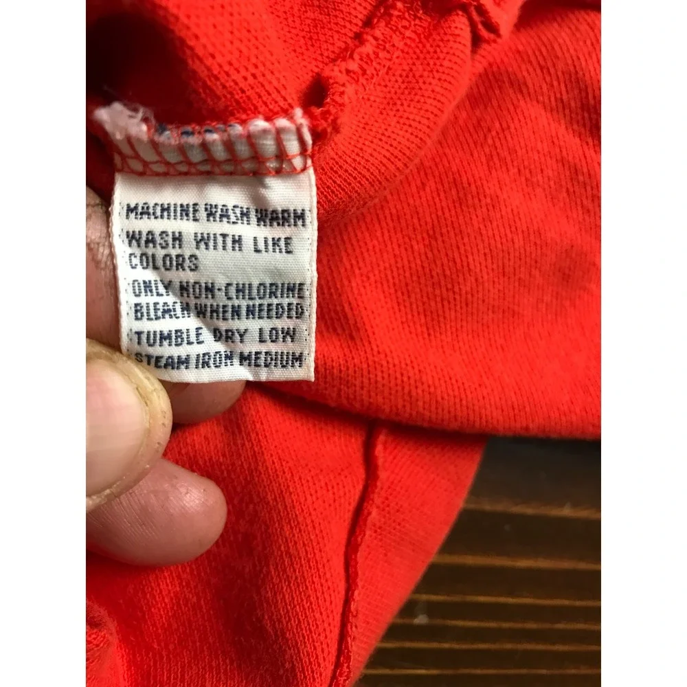 Polo Ralph Lauren Shirt, Men's Size Large, Redish Orange, Polo, Short Sleeve